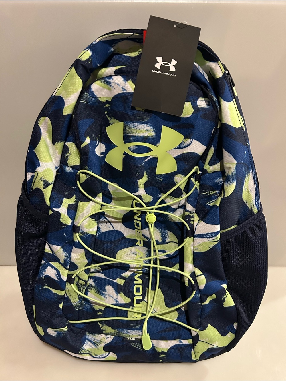 New Under Armour Hustle Sport 26L Backpack Laptop Slot Water Repellent NWT